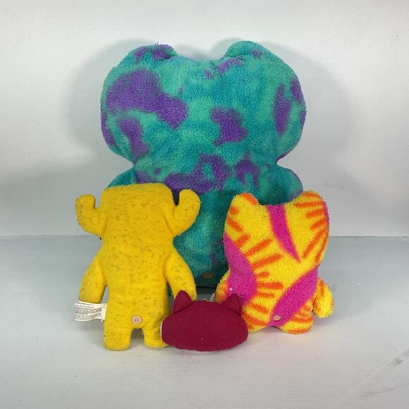 2+ LB Lot of 4 Fuggler Stuffed Animal Plush Toys Laboratory Misfit Preowned - Picture 4 of 6